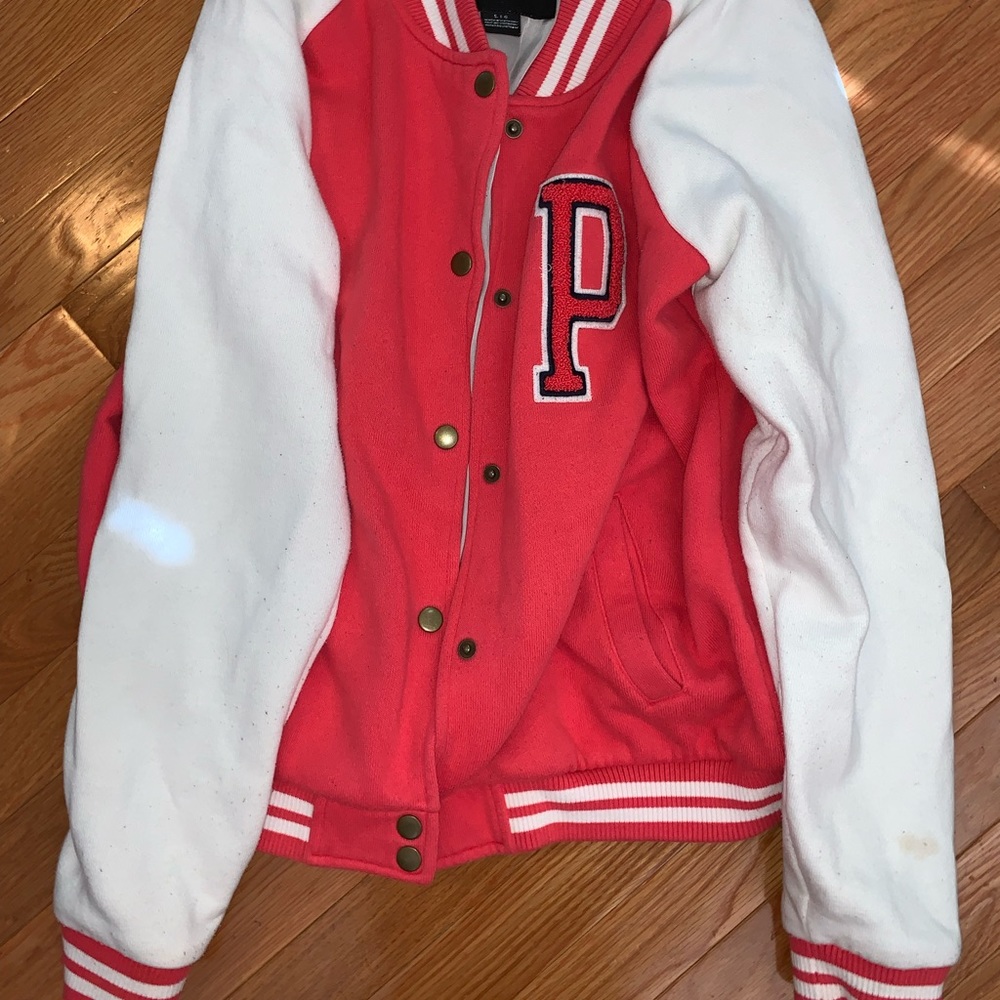 Pink Varsity Jacket